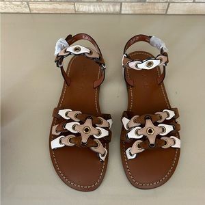 Coach NEW Sandals with Coach Link Womens Size 6 M